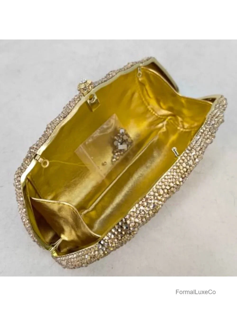 Crystal Clutch Evening Bag Rhinestone Clutch Purse Formal Wedding Bridal